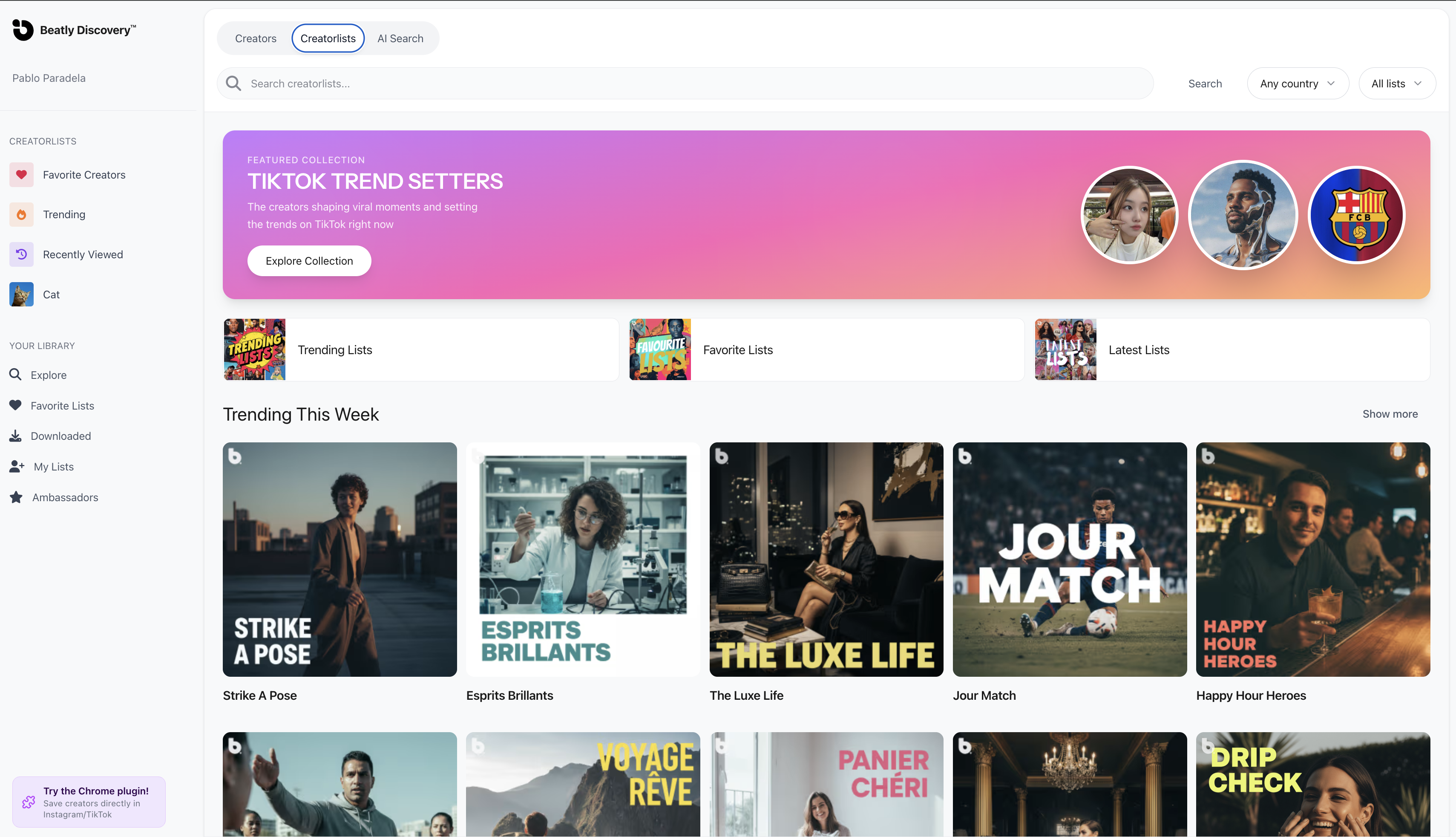 Beatly Discovery preview